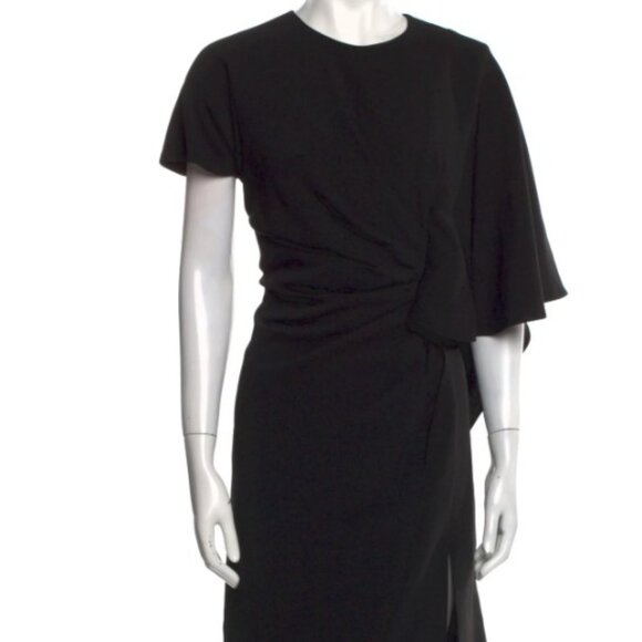 Closet Cleanout - Prabal Gurung Black Dress w/ Side Drape - Picture 1 of 3